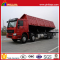 Heavy Duty 3 Axles Semi Remolque Side Dump Truck